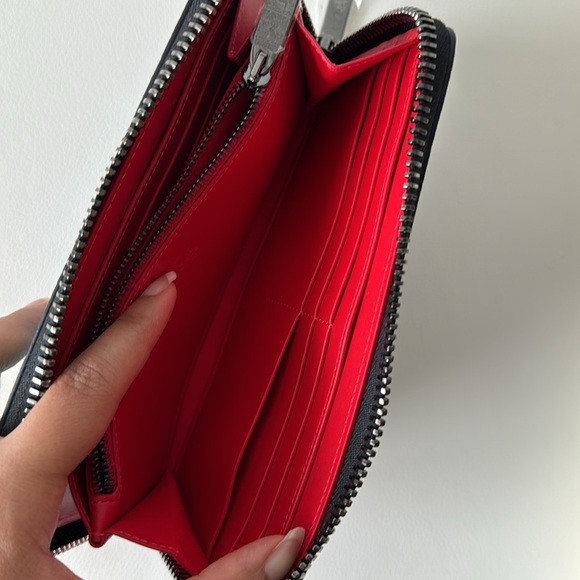 ❌SOLD❌ Christian Louboutin Panettone Wallet Calf Empire/Spikes Mix with Box & DB - Picture 10 of 14